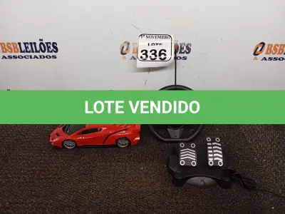 LOTE 336 - 01 CARRINHO DE CONTROLE REMOTO. (NO ESTADO) ATENÇÃO! FAZER A VISITAÇÃO ANTES DE ARREMATAR, NÃO SABEMOS SE FUNCIONA. LEILÃO NÃO TEM GARANTIA E NEM DEVOLUÇÃO, SUJEITO A POSSÍVEIS AVARIAS VISÍVEIS/OCULTAS E/OU AUSÊNCIA DE COMPONENTES.