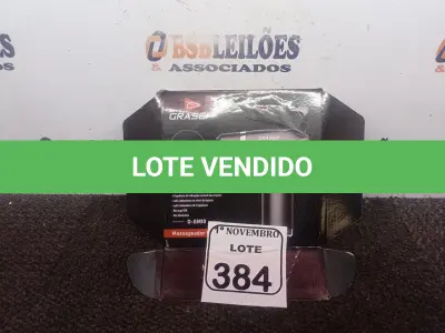 LOTE 384 - 01 PISTOLA MASSAGEADORA 25W. (NOVO) (NO ESTADO) ATENÇÃO! FAZER A VISITAÇÃO ANTES DE ARREMATAR, NÃO SABEMOS SE FUNCIONA. LEILÃO NÃO TEM GARANTIA E NEM DEVOLUÇÃO, SUJEITO A POSSÍVEIS AVARIAS VISÍVEIS/OCULTAS E/OU AUSÊNCIA DE COMPONENTES.