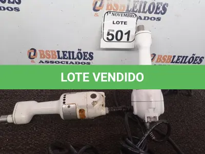 LOTE 501 - 02 SERRAS DE CORTAR GESSO. (NO ESTADO) ATENÇÃO! FAZER A VISITAÇÃO ANTES DE ARREMATAR, NÃO SABEMOS SE FUNCIONA. LEILÃO NÃO TEM GARANTIA E NEM DEVOLUÇÃO, SUJEITO A POSSÍVEIS AVARIAS VISÍVEIS/OCULTAS E/OU AUSÊNCIA DE COMPONENTES.
