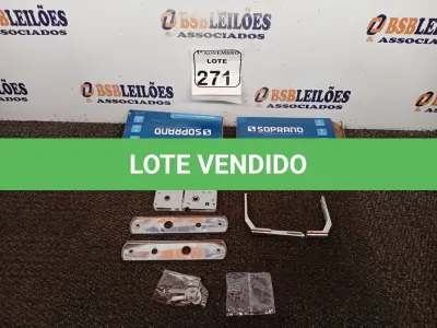 LOTE 271 - 02 FECHADURAS POPLINE ALAVANCA CR SOPRANO (NO ESTADO) ATENÇÃO! FAZER A VISITAÇÃO ANTES DE ARREMATAR, NÃO SABEMOS SE FUNCIONA. LEILÃO NÃO TEM GARANTIA E NEM DEVOLUÇÃO, SUJEITO A POSSÍVEIS AVARIAS VISÍVEIS/OCULTAS E/OU AUSÊNCIA DE COMPONENTES.