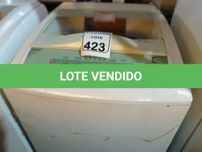 LOTE 423 - 01 MÁQUINA DE LAVAR MARCA BRASTEMP 08KG. (NO ESTADO) ATENÇÃO! FAZER A VISITAÇÃO ANTES DE ARREMATAR, NÃO SABEMOS SE FUNCIONA. LEILÃO NÃO TEM GARANTIA E NEM DEVOLUÇÃO, SUJEITO A POSSÍVEIS AVARIAS VISÍVEIS/OCULTAS E/OU AUSÊNCIA DE COMPONENTES.