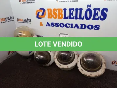 LOTE 495 - 01 LOTE COM 04 CÂMERAS DOMES. (NO ESTADO) ATENÇÃO! FAZER A VISITAÇÃO ANTES DE ARREMATAR, NÃO SABEMOS SE FUNCIONA. LEILÃO NÃO TEM GARANTIA E NEM DEVOLUÇÃO, SUJEITO A POSSÍVEIS AVARIAS VISÍVEIS/OCULTAS E/OU AUSÊNCIA DE COMPONENTES.