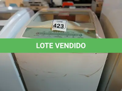 LOTE 423 - 01 MÁQUINA DE LAVAR MARCA BRASTEMP 08KG. (NO ESTADO) ATENÇÃO! FAZER A VISITAÇÃO ANTES DE ARREMATAR, NÃO SABEMOS SE FUNCIONA. LEILÃO NÃO TEM GARANTIA E NEM DEVOLUÇÃO, SUJEITO A POSSÍVEIS AVARIAS VISÍVEIS/OCULTAS E/OU AUSÊNCIA DE COMPONENTES.