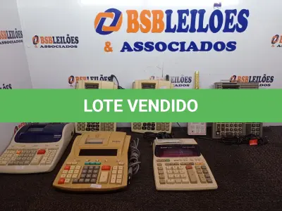 LOTE 450 - 01 LOTE C/DIVERSAS CALCULADORAS MARCAS E MODELOS DIVERSOS. (NO ESTADO) ATENÇÃO! FAZER A VISITAÇÃO ANTES DE ARREMATAR, NÃO SABEMOS SE FUNCIONA. LEILÃO NÃO TEM GARANTIA E NEM DEVOLUÇÃO, SUJEITO A POSSÍVEIS AVARIAS VISÍVEIS/OCULTAS E/OU AUSÊNCIA DE COMPONENTES.
