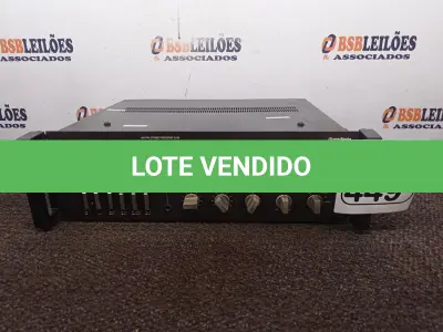 LOTE 449 - 01 RECEIVER MARCA GRADIENTE MODELOS S-96. (NO ESTADO) ATENÇÃO! FAZER A VISITAÇÃO ANTES DE ARREMATAR, NÃO SABEMOS SE FUNCIONA. LEILÃO NÃO TEM GARANTIA E NEM DEVOLUÇÃO, SUJEITO A POSSÍVEIS AVARIAS VISÍVEIS/OCULTAS E/OU AUSÊNCIA DE COMPONENTES.