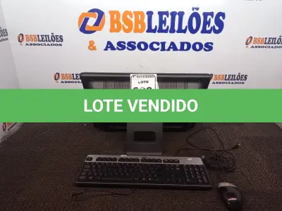 LOTE 366 - 01 ALL IN ONE MARCA HP C/TECLADO E MOUSE. (NO ESTADO) ATENÇÃO! FAZER A VISITAÇÃO ANTES DE ARREMATAR, NÃO SABEMOS SE FUNCIONA. LEILÃO NÃO TEM GARANTIA E NEM DEVOLUÇÃO, SUJEITO A POSSÍVEIS AVARIAS VISÍVEIS/OCULTAS E/OU AUSÊNCIA DE COMPONENTES.