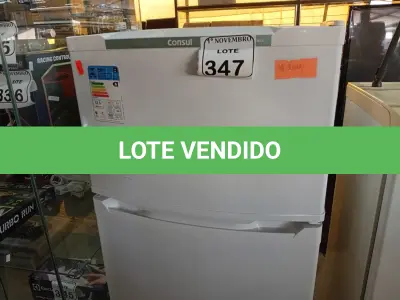 LOTE 347 - 01 GELADEIRA CONSUL 220V. (NO ESTADO) ATENÇÃO! FAZER A VISITAÇÃO ANTES DE ARREMATAR, NÃO SABEMOS SE FUNCIONA. LEILÃO NÃO TEM GARANTIA E NEM DEVOLUÇÃO, SUJEITO A POSSÍVEIS AVARIAS VISÍVEIS/OCULTAS E/OU AUSÊNCIA DE COMPONENTES.