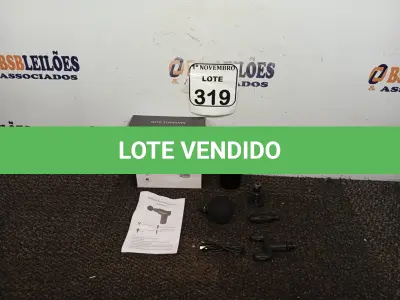 LOTE 319 - 01 PISTOLA MASSAGEADORA 25W. (NO ESTADO) ATENÇÃO! FAZER A VISITAÇÃO ANTES DE ARREMATAR, NÃO SABEMOS SE FUNCIONA. LEILÃO NÃO TEM GARANTIA E NEM DEVOLUÇÃO, SUJEITO A POSSÍVEIS AVARIAS VISÍVEIS/OCULTAS E/OU AUSÊNCIA DE COMPONENTES.