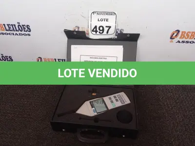 LOTE 497 - 01 AUDIODOSÍMETRO. (NO ESTADO) ATENÇÃO! FAZER A VISITAÇÃO ANTES DE ARREMATAR, NÃO SABEMOS SE FUNCIONA. LEILÃO NÃO TEM GARANTIA E NEM DEVOLUÇÃO, SUJEITO A POSSÍVEIS AVARIAS VISÍVEIS/OCULTAS E/OU AUSÊNCIA DE COMPONENTES.