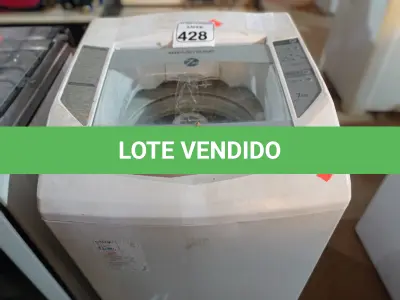 LOTE 428 - 01 MÁQUINA DE LAVAR MARCA BRASTEMP 7KG 220V SEM TAMPA. (NO ESTADO) ATENÇÃO! FAZER A VISITAÇÃO ANTES DE ARREMATAR, NÃO SABEMOS SE FUNCIONA. LEILÃO NÃO TEM GARANTIA E NEM DEVOLUÇÃO, SUJEITO A POSSÍVEIS AVARIAS VISÍVEIS/OCULTAS E/OU AUSÊNCIA DE COMPONENTES.