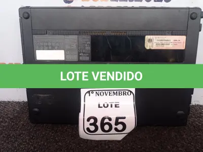 LOTE 365 - 01 NOTEBOOK MARCA HP I3 S/FONTE. (NO ESTADO) ATENÇÃO! FAZER A VISITAÇÃO ANTES DE ARREMATAR, NÃO SABEMOS SE FUNCIONA. LEILÃO NÃO TEM GARANTIA E NEM DEVOLUÇÃO, SUJEITO A POSSÍVEIS AVARIAS VISÍVEIS/OCULTAS E/OU AUSÊNCIA DE COMPONENTES.