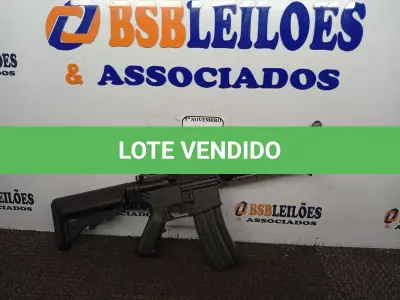 LOTE 343 - 01 METRALHADORA M4A-1 DE AIR SOFT. (NO ESTADO) ATENÇÃO! FAZER A VISITAÇÃO ANTES DE ARREMATAR, NÃO SABEMOS SE FUNCIONA. LEILÃO NÃO TEM GARANTIA E NEM DEVOLUÇÃO, SUJEITO A POSSÍVEIS AVARIAS VISÍVEIS/OCULTAS E/OU AUSÊNCIA DE COMPONENTES.