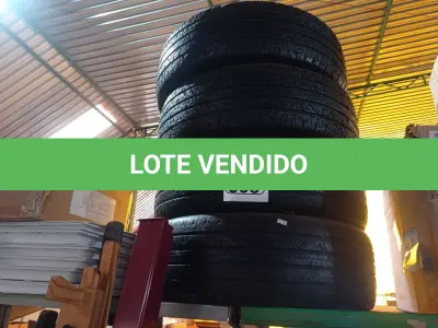 LOTE 503 - 04 PNEUS MEIA-VIDA 265/60/18. (NO ESTADO) ATENÇÃO! FAZER A VISITAÇÃO ANTES DE ARREMATAR, NÃO SABEMOS SE FUNCIONA. LEILÃO NÃO TEM GARANTIA E NEM DEVOLUÇÃO, SUJEITO A POSSÍVEIS AVARIAS VISÍVEIS/OCULTAS E/OU AUSÊNCIA DE COMPONENTES.