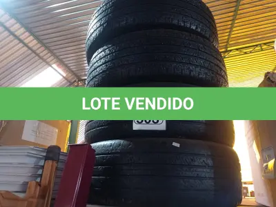 LOTE 503 - 04 PNEUS MEIA-VIDA 265/60/18. (NO ESTADO) ATENÇÃO! FAZER A VISITAÇÃO ANTES DE ARREMATAR, NÃO SABEMOS SE FUNCIONA. LEILÃO NÃO TEM GARANTIA E NEM DEVOLUÇÃO, SUJEITO A POSSÍVEIS AVARIAS VISÍVEIS/OCULTAS E/OU AUSÊNCIA DE COMPONENTES.