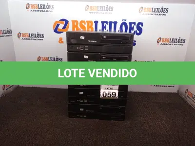 LOTE 059 - 05 CPU’S MARCA POSITIVO. (NO ESTADO) ATENÇÃO! FAZER A VISITAÇÃO ANTES DE ARREMATAR, NÃO SABEMOS SE FUNCIONA. LEILÃO NÃO TEM GARANTIA E NEM DEVOLUÇÃO, SUJEITO A POSSÍVEIS AVARIAS VISÍVEIS/OCULTAS E/OU AUSÊNCIA DE COMPONENTES.