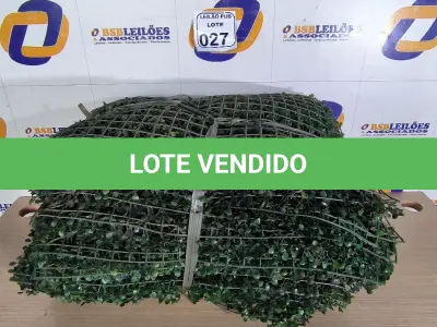 LOTE 027 - 01 LOTE C/PLANTAS ARTIFICIAIS. (NO ESTADO) ATENÇÃO! FAZER A VISITAÇÃO ANTES DE ARREMATAR, NÃO SABEMOS SE FUNCIONA. LEILÃO NÃO TEM GARANTIA E NEM DEVOLUÇÃO, SUJEITO A POSSÍVEIS AVARIAS VISÍVEIS/OCULTAS E/OU AUSÊNCIA DE COMPONENTES.