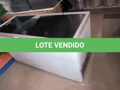 LOTE 114 - 01 FREEZER HORIZONTAL GELOPAC. 220 VOLTS. (NO ESTADO) ATENÇÃO! FAZER A VISITAÇÃO ANTES DE ARREMATAR, NÃO SABEMOS SE FUNCIONA. LEILÃO NÃO TEM GARANTIA E NEM DEVOLUÇÃO, SUJEITO A POSSÍVEIS AVARIAS VISÍVEIS/OCULTAS E/OU AUSÊNCIA DE COMPONENTES.