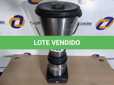 LOTE 042 - 01 LIQUIDIFICADOR INDUSTRIAL SKYMSEN 220VOLTS. (NO ESTADO) ATENÇÃO! FAZER A VISITAÇÃO ANTES DE ARREMATAR, NÃO SABEMOS SE FUNCIONA. LEILÃO NÃO TEM GARANTIA E NEM DEVOLUÇÃO, SUJEITO A POSSÍVEIS AVARIAS VISÍVEIS/OCULTAS E/OU AUSÊNCIA DE COMPONENTES.