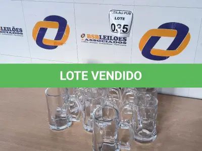 LOTE 035 - 10 CANECA DE VIDRO PARA CHOPP. (NO ESTADO) ATENÇÃO! FAZER A VISITAÇÃO ANTES DE ARREMATAR, NÃO SABEMOS SE FUNCIONA. LEILÃO NÃO TEM GARANTIA E NEM DEVOLUÇÃO, SUJEITO A POSSÍVEIS AVARIAS VISÍVEIS/OCULTAS E/OU AUSÊNCIA DE COMPONENTES.