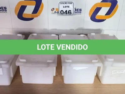 LOTE 046 - 04 CAIXAS ORGANIZADORAS PEQUENAS EM PLÁSTICO. (NO ESTADO) ATENÇÃO! FAZER A VISITAÇÃO ANTES DE ARREMATAR, NÃO SABEMOS SE FUNCIONA. LEILÃO NÃO TEM GARANTIA E NEM DEVOLUÇÃO, SUJEITO A POSSÍVEIS AVARIAS VISÍVEIS/OCULTAS E/OU AUSÊNCIA DE COMPONENTES.