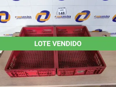 LOTE 148 - 02 CAIXAS ORGANIZADORAS EM PLÁSTICO NA COR VERMELHA. (NO ESTADO) ATENÇÃO! FAZER A VISITAÇÃO ANTES DE ARREMATAR, NÃO SABEMOS SE FUNCIONA. LEILÃO NÃO TEM GARANTIA E NEM DEVOLUÇÃO, SUJEITO A POSSÍVEIS AVARIAS VISÍVEIS/OCULTAS E/OU AUSÊNCIA DE COMPONENTES.