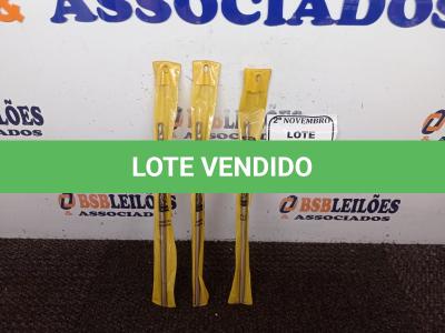 LOTE 007 - 03 BROCAS P/ FURADEIRA (NOVO). (NO ESTADO) ATENÇÃO! FAZER A VISITAÇÃO ANTES DE ARREMATAR, NÃO SABEMOS SE FUNCIONA. LEILÃO NÃO TEM GARANTIA E NEM DEVOLUÇÃO, SUJEITO A POSSÍVEIS AVARIAS VISÍVEIS/OCULTAS E/OU AUSÊNCIA DE COMPONENTES.