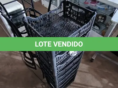 LOTE 022 - 10 CESTOS ORGANIZADORES EM PLÁSTICO NA COR PRETA. (NO ESTADO) ATENÇÃO! FAZER A VISITAÇÃO ANTES DE ARREMATAR, NÃO SABEMOS SE FUNCIONA. LEILÃO NÃO TEM GARANTIA E NEM DEVOLUÇÃO, SUJEITO A POSSÍVEIS AVARIAS VISÍVEIS/OCULTAS E/OU AUSÊNCIA DE COMPONENTES.