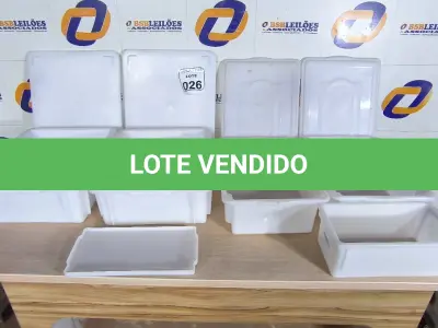 LOTE 026 - 04 CAIXAS ORGANIZADORAS EM PLÁSTICO. (NO ESTADO) ATENÇÃO! FAZER A VISITAÇÃO ANTES DE ARREMATAR, NÃO SABEMOS SE FUNCIONA. LEILÃO NÃO TEM GARANTIA E NEM DEVOLUÇÃO, SUJEITO A POSSÍVEIS AVARIAS VISÍVEIS/OCULTAS E/OU AUSÊNCIA DE COMPONENTES.