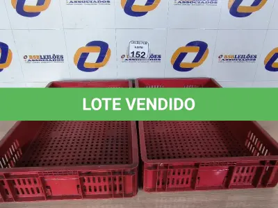 LOTE 152 - 02 CAIXAS ORGANIZADORAS EM PLÁSTICO NA COR VERMELHA. (NO ESTADO) ATENÇÃO! FAZER A VISITAÇÃO ANTES DE ARREMATAR, NÃO SABEMOS SE FUNCIONA. LEILÃO NÃO TEM GARANTIA E NEM DEVOLUÇÃO, SUJEITO A POSSÍVEIS AVARIAS VISÍVEIS/OCULTAS E/OU AUSÊNCIA DE COMPONENTES.