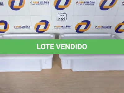 LOTE 151 - 02 CAIXAS ORGANIZADORAS EM PLÁSTICO. (NO ESTADO) ATENÇÃO! FAZER A VISITAÇÃO ANTES DE ARREMATAR, NÃO SABEMOS SE FUNCIONA. LEILÃO NÃO TEM GARANTIA E NEM DEVOLUÇÃO, SUJEITO A POSSÍVEIS AVARIAS VISÍVEIS/OCULTAS E/OU AUSÊNCIA DE COMPONENTES.