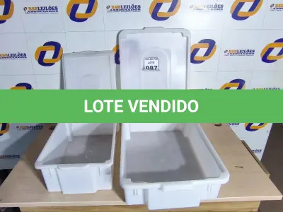 LOTE 087 - 02 CAIXAS ORGANIZADORAS EM PLÁSTICO TAMANHOS DIVERSOS. (NO ESTADO) ATENÇÃO! FAZER A VISITAÇÃO ANTES DE ARREMATAR, NÃO SABEMOS SE FUNCIONA. LEILÃO NÃO TEM GARANTIA E NEM DEVOLUÇÃO, SUJEITO A POSSÍVEIS AVARIAS VISÍVEIS/OCULTAS E/OU AUSÊNCIA DE COMPONENTES.
