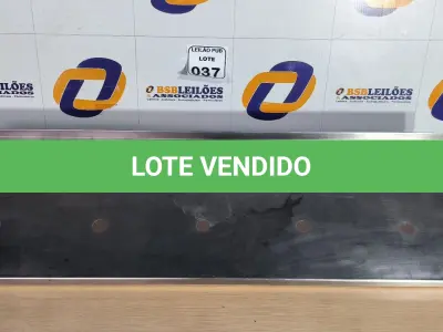 LOTE 037 - 01 PRATELEIRA EM INOX DE PAREDE MEDINDO 0,35CM X 1,20 CM. (NO ESTADO) ATENÇÃO! FAZER A VISITAÇÃO ANTES DE ARREMATAR, NÃO SABEMOS SE FUNCIONA. LEILÃO NÃO TEM GARANTIA E NEM DEVOLUÇÃO, SUJEITO A POSSÍVEIS AVARIAS VISÍVEIS/OCULTAS E/OU AUSÊNCIA DE COMPONENTES.