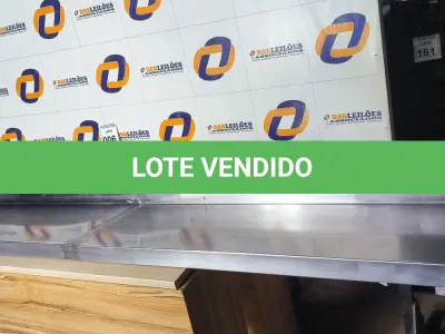 LOTE 006 - 01 PRATELEIRA DE PAREDE EM INOX MEDINDO 2,86CM X 0,41CM. (NO ESTADO) ATENÇÃO! FAZER A VISITAÇÃO ANTES DE ARREMATAR, NÃO SABEMOS SE FUNCIONA. LEILÃO NÃO TEM GARANTIA E NEM DEVOLUÇÃO, SUJEITO A POSSÍVEIS AVARIAS VISÍVEIS/OCULTAS E/OU AUSÊNCIA DE COMPONENTES.