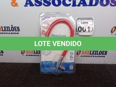 LOTE 001 - 01 TORNEIRA BICA ALTA MARCA HIGIBAN 1168 SILICONE (NOVA). (NO ESTADO) ATENÇÃO! FAZER A VISITAÇÃO ANTES DE ARREMATAR, NÃO SABEMOS SE FUNCIONA. LEILÃO NÃO TEM GARANTIA E NEM DEVOLUÇÃO, SUJEITO A POSSÍVEIS AVARIAS VISÍVEIS/OCULTAS E/OU AUSÊNCIA DE COMPONENTES.