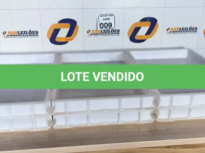 LOTE 009 - 06 CAIXAS ORGANIZADORAS EM PLÁSTICO. (NO ESTADO) ATENÇÃO! FAZER A VISITAÇÃO ANTES DE ARREMATAR, NÃO SABEMOS SE FUNCIONA. LEILÃO NÃO TEM GARANTIA E NEM DEVOLUÇÃO, SUJEITO A POSSÍVEIS AVARIAS VISÍVEIS/OCULTAS E/OU AUSÊNCIA DE COMPONENTES.