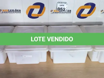 LOTE 052 - 04 CAIXAS ORGANIZADORAS EM PLÁSTICO. (NO ESTADO) ATENÇÃO! FAZER A VISITAÇÃO ANTES DE ARREMATAR, NÃO SABEMOS SE FUNCIONA. LEILÃO NÃO TEM GARANTIA E NEM DEVOLUÇÃO, SUJEITO A POSSÍVEIS AVARIAS VISÍVEIS/OCULTAS E/OU AUSÊNCIA DE COMPONENTES.