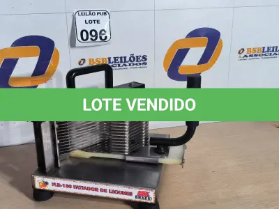 LOTE 096 - 01 FATIADOR PARA LEGUMES FLB-180 BRAESI. (NO ESTADO) ATENÇÃO! FAZER A VISITAÇÃO ANTES DE ARREMATAR, NÃO SABEMOS SE FUNCIONA. LEILÃO NÃO TEM GARANTIA E NEM DEVOLUÇÃO, SUJEITO A POSSÍVEIS AVARIAS VISÍVEIS/OCULTAS E/OU AUSÊNCIA DE COMPONENTES.