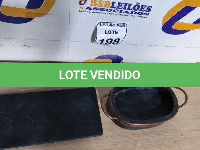 LOTE 198 - 01 TÁBUA DE PEDRA E 01 TRAVESSA DE PEDRA. (NO ESTADO) ATENÇÃO! FAZER A VISITAÇÃO ANTES DE ARREMATAR, NÃO SABEMOS SE FUNCIONA. LEILÃO NÃO TEM GARANTIA E NEM DEVOLUÇÃO, SUJEITO A POSSÍVEIS AVARIAS VISÍVEIS/OCULTAS E/OU AUSÊNCIA DE COMPONENTES.