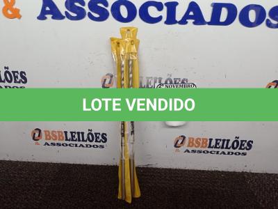 LOTE 014 - 04 BROCAS P/ FURADEIRA MOURÃO E FIBROCIMENTO 3/8 X 320MM(NOVO). (NO ESTADO) ATENÇÃO! FAZER A VISITAÇÃO ANTES DE ARREMATAR, NÃO SABEMOS SE FUNCIONA. LEILÃO NÃO TEM GARANTIA E NEM DEVOLUÇÃO, SUJEITO A POSSÍVEIS AVARIAS VISÍVEIS/OCULTAS E/OU AUSÊNCIA DE COMPONENTES.