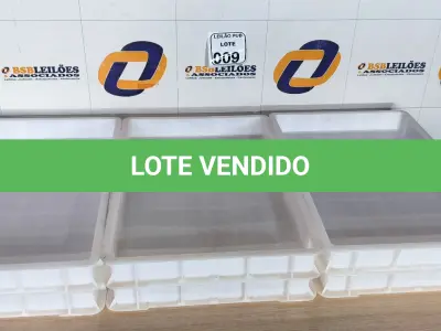 LOTE 009 - 06 CAIXAS ORGANIZADORAS EM PLÁSTICO. (NO ESTADO) ATENÇÃO! FAZER A VISITAÇÃO ANTES DE ARREMATAR, NÃO SABEMOS SE FUNCIONA. LEILÃO NÃO TEM GARANTIA E NEM DEVOLUÇÃO, SUJEITO A POSSÍVEIS AVARIAS VISÍVEIS/OCULTAS E/OU AUSÊNCIA DE COMPONENTES.