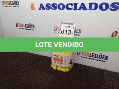 LOTE 013 - 01 POTE DE CONECTORES ELÉTRICOS 20ª AMARELO 2,5 A 4MM²(NOVO). (NO ESTADO) ATENÇÃO! FAZER A VISITAÇÃO ANTES DE ARREMATAR, NÃO SABEMOS SE FUNCIONA. LEILÃO NÃO TEM GARANTIA E NEM DEVOLUÇÃO, SUJEITO A POSSÍVEIS AVARIAS VISÍVEIS/OCULTAS E/OU AUSÊNCIA DE COMPONENTES.