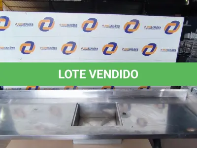 LOTE 003 - 01 PIA EM INOX MEDINDO 2,34CM X 0,61CM. (NO ESTADO) ATENÇÃO! FAZER A VISITAÇÃO ANTES DE ARREMATAR, NÃO SABEMOS SE FUNCIONA. LEILÃO NÃO TEM GARANTIA E NEM DEVOLUÇÃO, SUJEITO A POSSÍVEIS AVARIAS VISÍVEIS/OCULTAS E/OU AUSÊNCIA DE COMPONENTES.