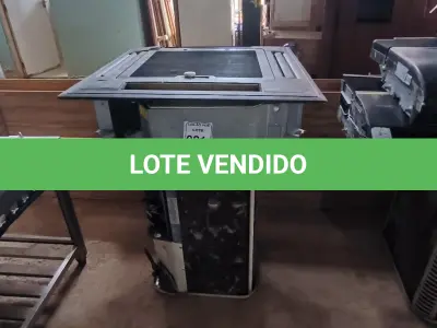 LOTE 021 - 01 AR CONDICIONADO COM EVAPORADORA DE TETO K7. (NO ESTADO) ATENÇÃO! FAZER A VISITAÇÃO ANTES DE ARREMATAR, NÃO SABEMOS SE FUNCIONA. LEILÃO NÃO TEM GARANTIA E NEM DEVOLUÇÃO, SUJEITO A POSSÍVEIS AVARIAS VISÍVEIS/OCULTAS E/OU AUSÊNCIA DE COMPONENTES.