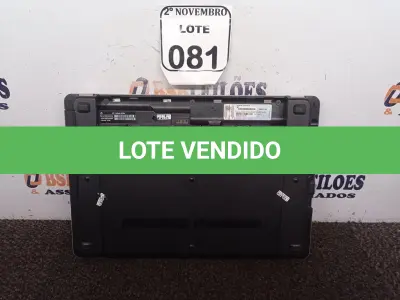 LOTE 081 - 01 NOTEBOOK MARCA HP. (NO ESTADO) ATENÇÃO! FAZER A VISITAÇÃO ANTES DE ARREMATAR, NÃO SABEMOS SE FUNCIONA. LEILÃO NÃO TEM GARANTIA E NEM DEVOLUÇÃO, SUJEITO A POSSÍVEIS AVARIAS VISÍVEIS/OCULTAS E/OU AUSÊNCIA DE COMPONENTES.