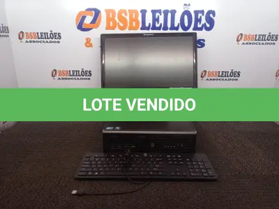 LOTE 236 - 01 CPU HP, 01 MONITOR LENOVO E 01 TECLADO. (NO ESTADO) ATENÇÃO! FAZER A VISITAÇÃO ANTES DE ARREMATAR, NÃO SABEMOS SE FUNCIONA. LEILÃO NÃO TEM GARANTIA E NEM DEVOLUÇÃO, SUJEITO A POSSÍVEIS AVARIAS VISÍVEIS/OCULTAS E/OU AUSÊNCIA DE COMPONENTES.