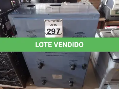 LOTE 297 - 01 QUADRO DE DISTRIBUIÇÃO MARCA THALES. (NO ESTADO) ATENÇÃO! FAZER A VISITAÇÃO ANTES DE ARREMATAR, NÃO SABEMOS SE FUNCIONA. LEILÃO NÃO TEM GARANTIA E NEM DEVOLUÇÃO, SUJEITO A POSSÍVEIS AVARIAS VISÍVEIS/OCULTAS E/OU AUSÊNCIA DE COMPONENTES.