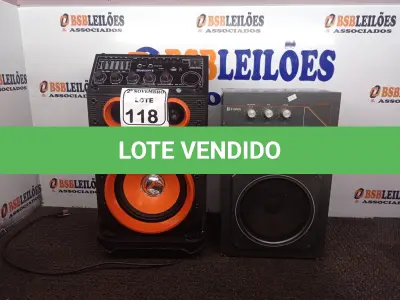 LOTE 118 - 01 APARELHO DE SOM MARCA FRAHM 220V E 01 APARELHO DE SOM MARCA LENOXX 220V. (NO ESTADO) ATENÇÃO! FAZER A VISITAÇÃO ANTES DE ARREMATAR, NÃO SABEMOS SE FUNCIONA. LEILÃO NÃO TEM GARANTIA E NEM DEVOLUÇÃO, SUJEITO A POSSÍVEIS AVARIAS VISÍVEIS/OCULTAS E/OU AUSÊNCIA DE COMPONENTES.