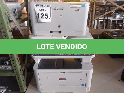 LOTE 125 - 02 IMPRESSORAS MULTIFUNCIONAIS MARCA OKI E SAMSUMG. (NO ESTADO) ATENÇÃO! FAZER A VISITAÇÃO ANTES DE ARREMATAR, NÃO SABEMOS SE FUNCIONA. LEILÃO NÃO TEM GARANTIA E NEM DEVOLUÇÃO, SUJEITO A POSSÍVEIS AVARIAS VISÍVEIS/OCULTAS E/OU AUSÊNCIA DE COMPONENTES.