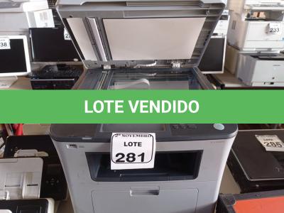 LOTE 281 - 01 IMPRESSORA MULTIFUNCIONAL MARCA SAMSUNG MODELO SCX5835FN. (NO ESTADO) ATENÇÃO! FAZER A VISITAÇÃO ANTES DE ARREMATAR, NÃO SABEMOS SE FUNCIONA. LEILÃO NÃO TEM GARANTIA E NEM DEVOLUÇÃO, SUJEITO A POSSÍVEIS AVARIAS VISÍVEIS/OCULTAS E/OU AUSÊNCIA DE COMPONENTES.