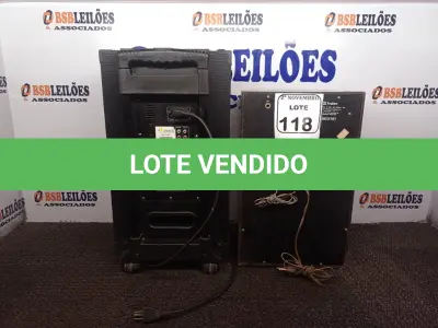 LOTE 118 - 01 APARELHO DE SOM MARCA FRAHM 220V E 01 APARELHO DE SOM MARCA LENOXX 220V. (NO ESTADO) ATENÇÃO! FAZER A VISITAÇÃO ANTES DE ARREMATAR, NÃO SABEMOS SE FUNCIONA. LEILÃO NÃO TEM GARANTIA E NEM DEVOLUÇÃO, SUJEITO A POSSÍVEIS AVARIAS VISÍVEIS/OCULTAS E/OU AUSÊNCIA DE COMPONENTES.